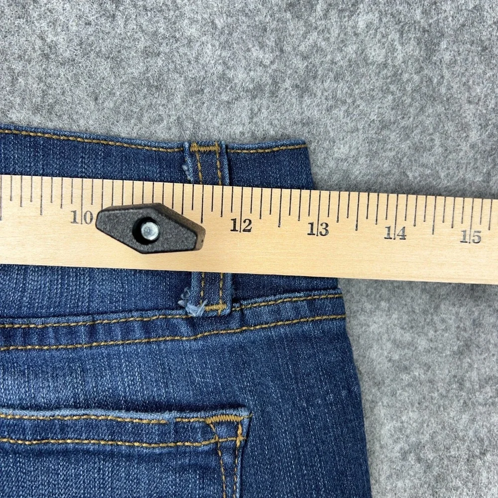 Judy Blue Jeans Womens 5‎ 27 Blue Skinny Dark Wash Stretch Faded Denim Pants USA